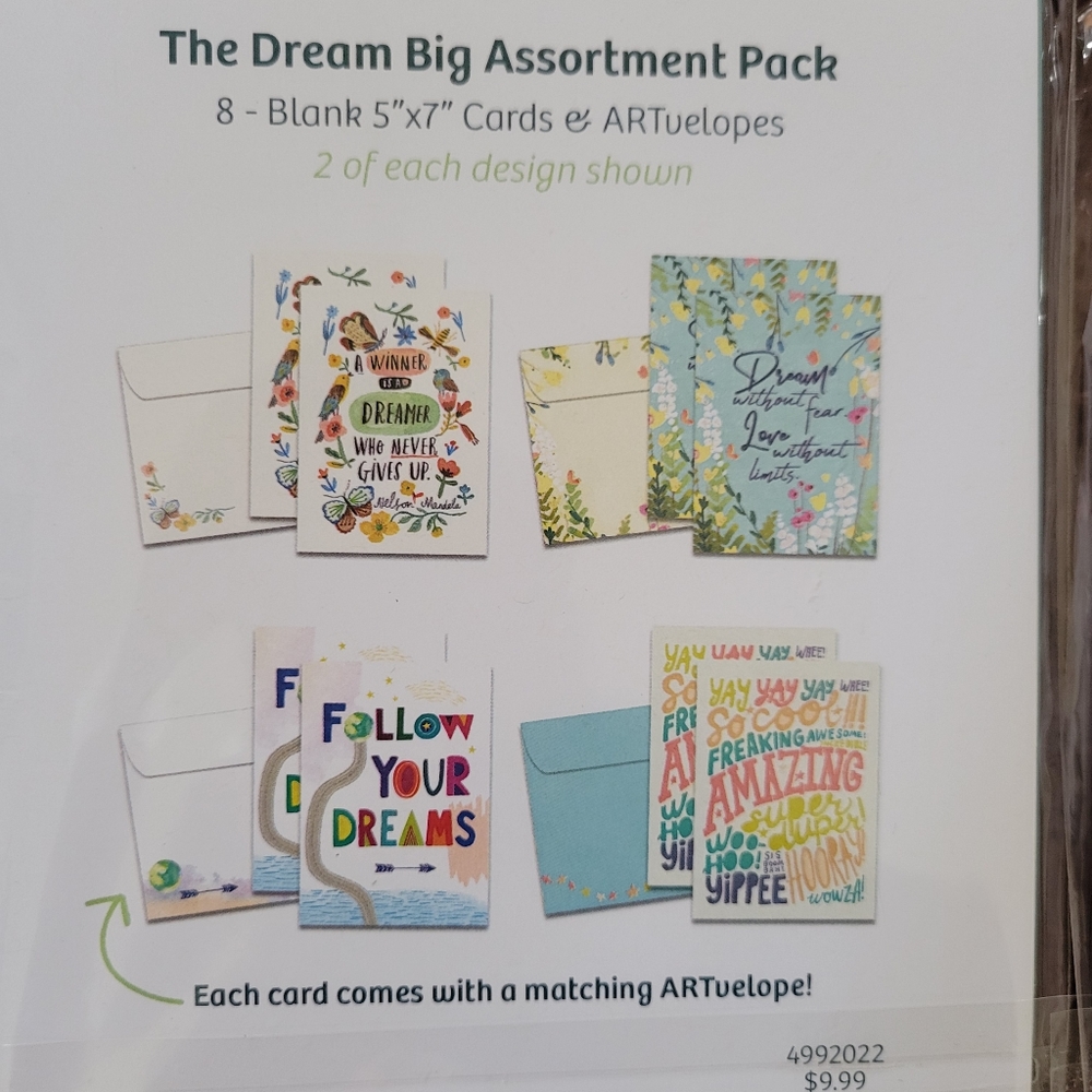 Greeting Cards ~ NWT ~ Happy, Positive, Kindness ~ Colorful ~ FINAL PRICE! - Picture 14 of 16
